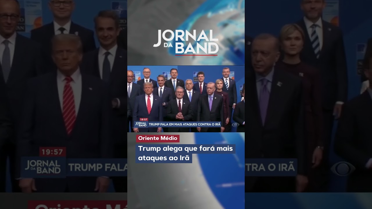 Trump alega que fará mais ataques ao Irã | Jornal da Band