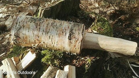 How to make a easy natural mallet | hammer