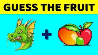 Guess The Fruit by emojis? | Emoji Quiz challenge 2024