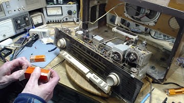 Nordmende Turandot Tube Radio Video #3 - ECC85 vs 6BZ7 vs 6BQ7 Dual Triodes