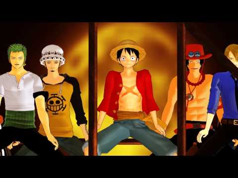 【MMDワンピ】thriller【７人で】