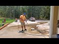 Concrete Cleaning With Fussell Xterior Washing