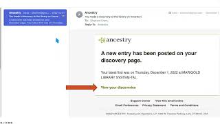 Using Ancestry.com at the Public Library