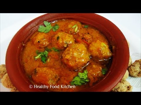    / Paruppu Urundai Kuzhambu Recipe-Soya Chunk Curry-Meal Maker Recipe