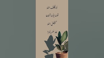 لا يُكَلِّفُ اللَّهُ نَفسًا إِلّا ما آتاها، الشيخ :- ماهر المعيقلي ، سورة:- الطلاق #قرآن #اكسبلور