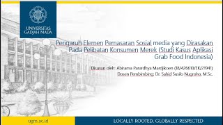 Presentasi Sidang Skripsi S1 Manajemen FEB UGM | Abirama Parardhya Mardjikoen (426610)