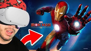 LIVE IN VIRTUAL REALITY! Playing Marvel's Iron Man VR on Meta Quest 2 #QuestPartner #MarvelGames screenshot 5