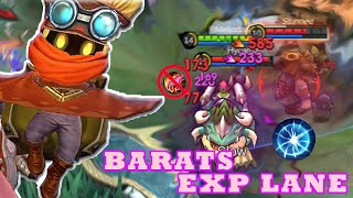 BARATS IN THE EXP LANE IS SO CRAZY | BARATS BUILD 2024 | BARATS TOP GLOBAL | MLBB