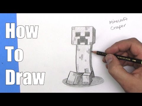 My First Sketch Of A Creeper : r/Minecraft