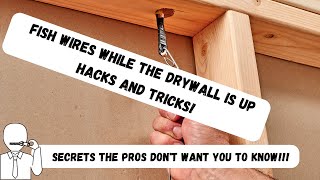 Fish Electrical Wire in Walls: The Secret to Easy Fishing! Running wires through existing walls.