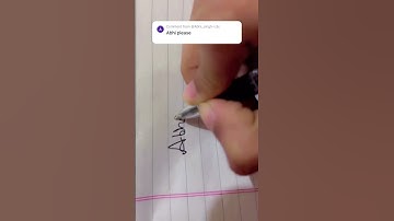 ✨ Abhi Name Calligraphy Art | Beautiful Handwriting Style ✍️