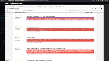 Demonstration of Visual Inspector Behaviors - WP Content Crawler