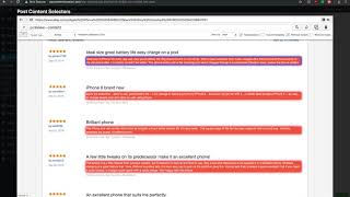 Demonstration Of Visual Inspector Behaviors - Wp Content Crawler