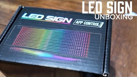 💡 Unboxing the KJOY USB LED Sign! | Bluetooth Programmable Scrolling Display for Cars 🚗✨