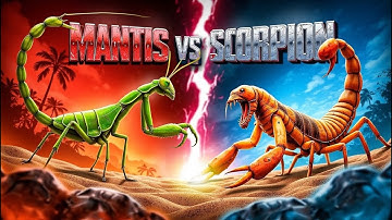Mantis vs Scorpion: Epic Battle of Predators!