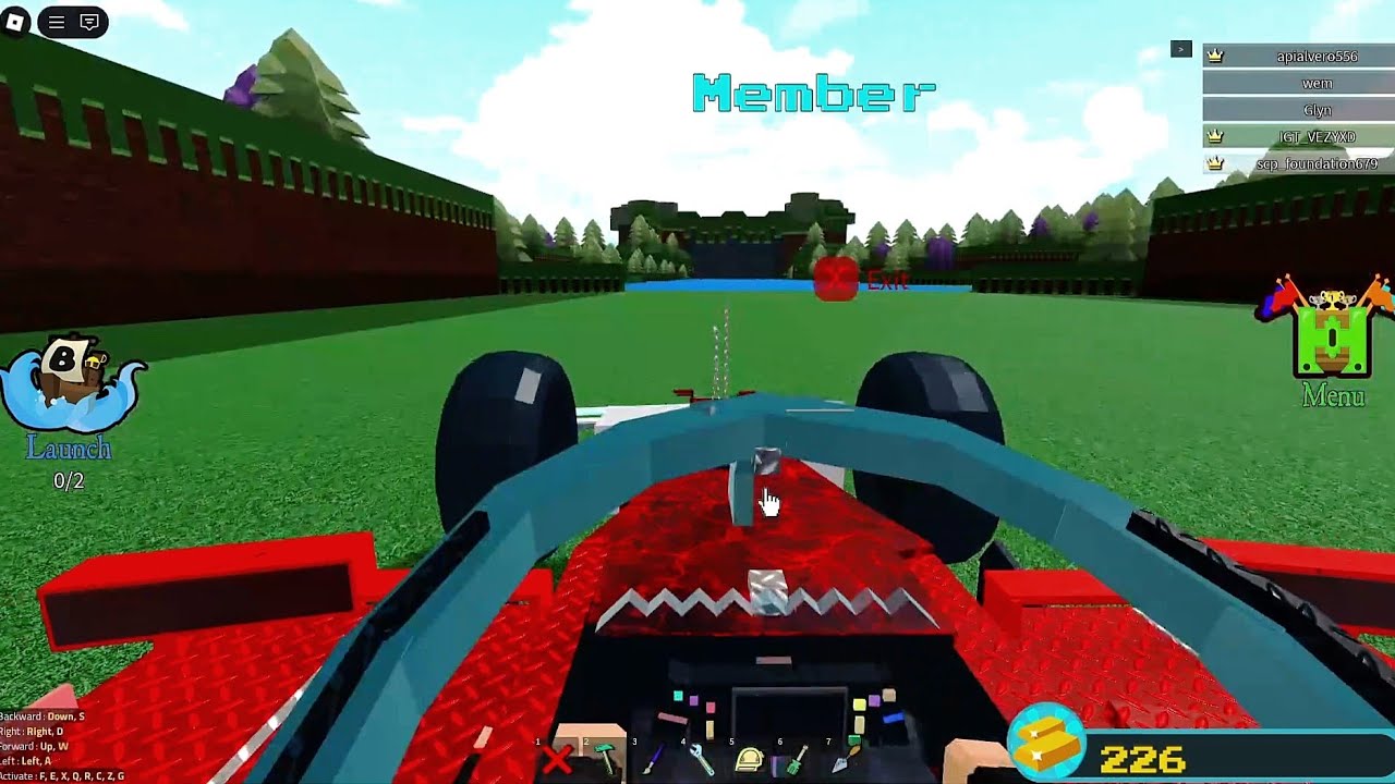 Driving my F1 car! | Roblox Build A Boat For Treasure