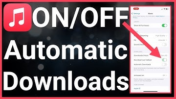 Hoe u automatische downloads in Apple Music in- of uitschakelt