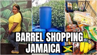 VLOG: GROCERY SHOPPING FOR JAMAICA BARRELS