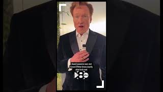 Award season is over, and Conan O’Brien knows exactly what to do next