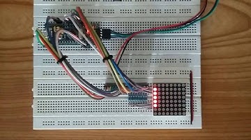 STM32F103C8 LED Matrix 8x8 Scrolling Text