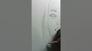 Aishwarya Rai outline watercolor portrait coming soon #shorts