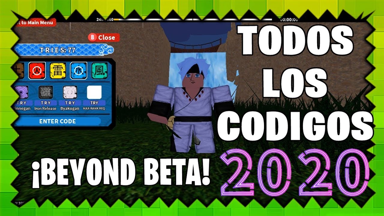 Todos Los Codigos De Octubre En Beyond Beta Naruto Rpg 2020 All Codes On Beyond Beta 2020 Youtube - codigos de beyond roblox 2019