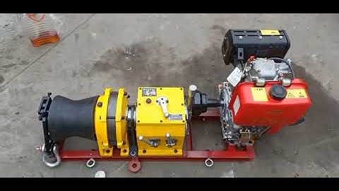 Tời cáp điện động cơ yamaha nhật bản 6,5HP 3 tấn