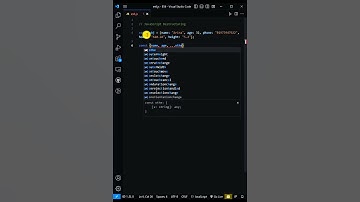 🔥 Learn JavaScript ES6 Destructuring in under a minute! 💡 #shorts #short