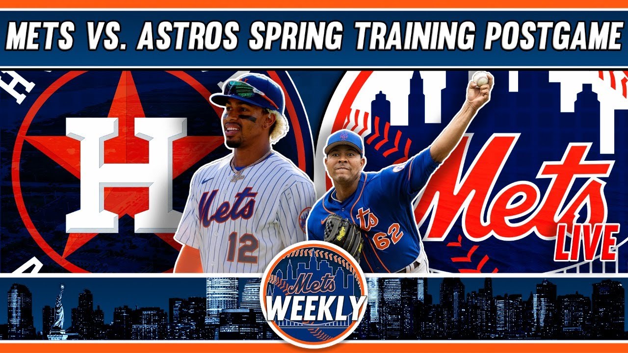 Mets vs. Astros Spring Training POSTGAME (02/28/23) YouTube