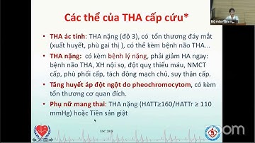 Xử trí cơn tăng huyết áp | CẤP CỨU TIM MẠCH (buổi 6)