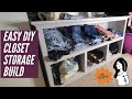 Easy DIY closet organizer