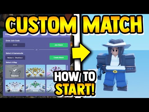 How to START CUSTOM MATCHES!! (tutorial) | Bedwars ROBLOX