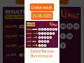 U WINN Result Today 23-06-2025 | Dubai Lottery 🎯