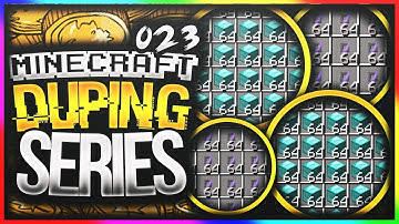 DUPING TONS OF DIAMOND BLOCKS AND IRON GOLEM SPAWNERS | Minecraft DUPING Series #23