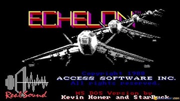 Echelon gameplay (PC Game, 1987)