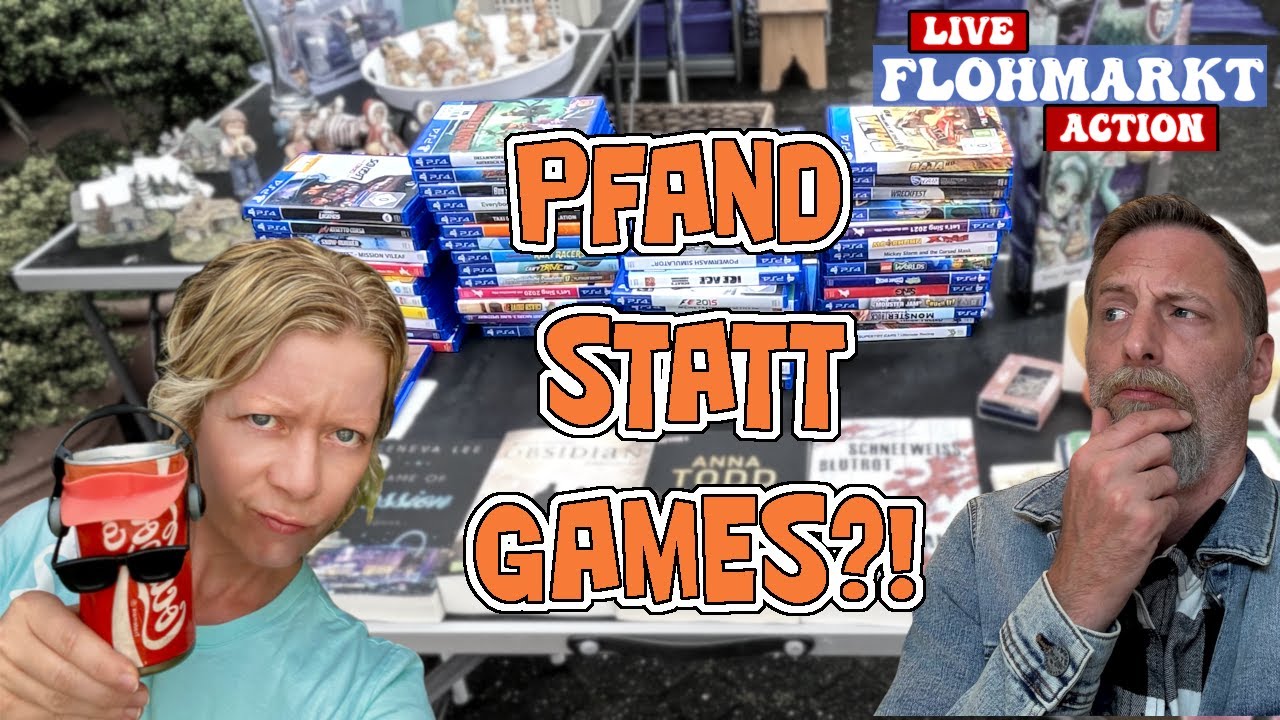 RTT Live Flohmarkt Action 130 : Lieber Pfand statt Games vom Dorftrödel mitnehmen?!