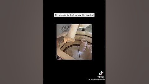 1st Kiln Opening with my L&L Kiln!