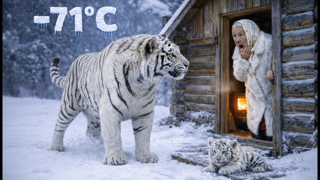 She Rescued a White Tiger Cub in -71°C Yakutia — Then This Happened at Her Door