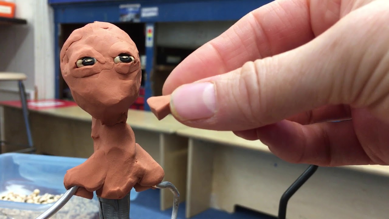 How to sculpt a face out of plastalina 