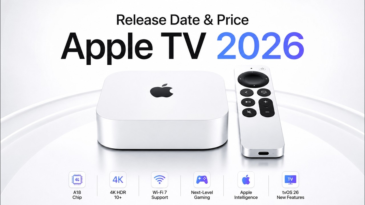 NEW Apple TV 4K 2026 – The BIGGEST Upgrade in Years! 🔥 - YouTube