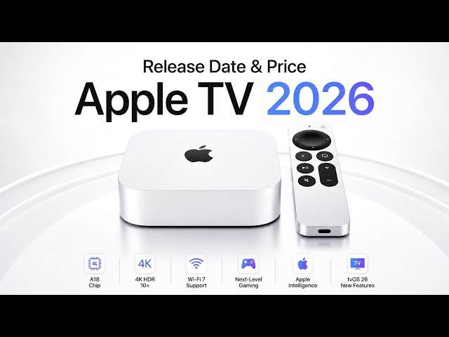 NEW Apple TV 4K 2026 – The BIGGEST Upgrade in Years! 🔥 - YouTube