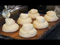 익선동 수플레 팬케이크 / strawberry souffle pancake - korean street food