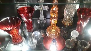 Crystal collection in Fifth Avenue Style Townhouse(Lalique, Baccarat ,Waterford, Hoya,Kosta Boda.