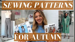 Autumn sewing pattern favourites, inspiration and plans! New in from Know Me patterns by Mimi G