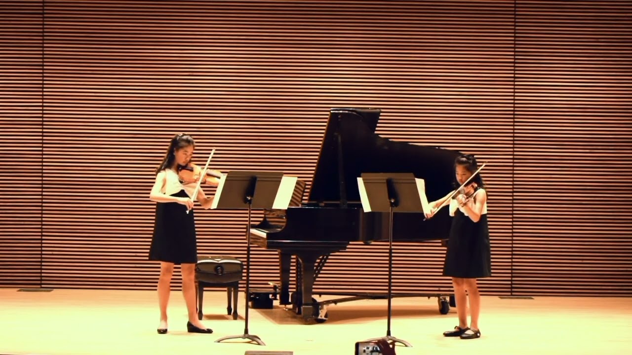 Olivia and Victoria Liu- Concerto for Two Violins (J.S. Bach)