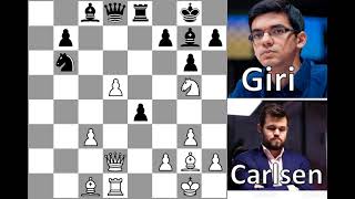 Carlsen Vs Giri - Round 3 At 73Rd Tata Steel Gma 2011