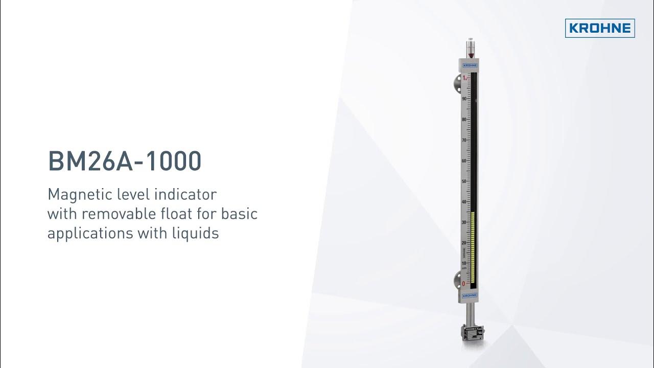 BM26A1000 Continuous level measurement in a level indicator