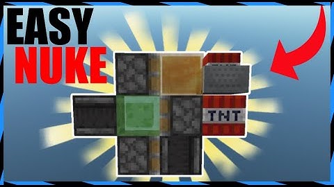 Easiest Minecraft TNT Minecart Nuke Missile Tutorial