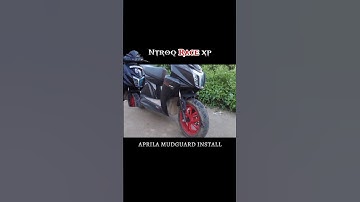 how to Aprilia Mudguard Install TVS Ntroq 😮/#assamese #ntorq #shorts #video #like #bike #vairal