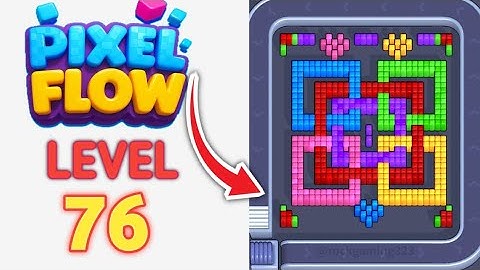 Pixel Flow Level 76 Walkthrough